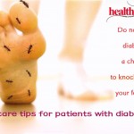 Foot care tips for patients with diabetes