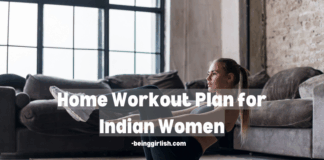 Home workout plan for Indian women