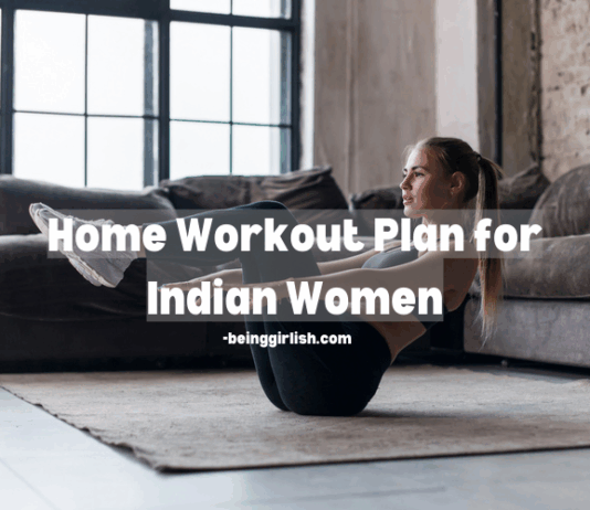 Home workout plan for Indian women